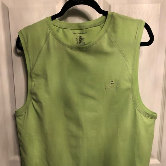 Perry Ellis Portfolio Tank Top (pajama) in Celery‎ Green - NWOT - Picture 3 of 6